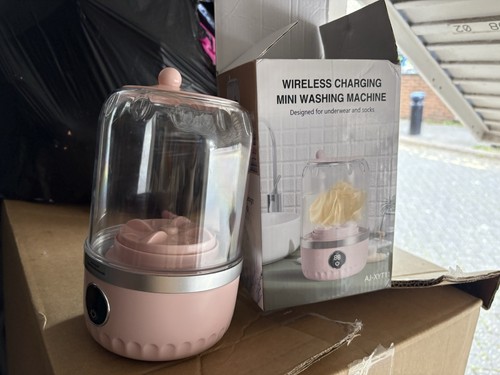 Wireless charging mini washing - wireless,